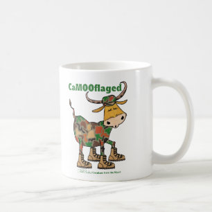 Caneca De Café Camouflauge Bull