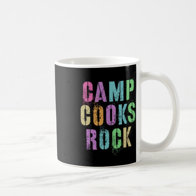 Caneca De Café Camp Cooks Rocks Funny Campground Chef Triw Campsi (Direita)