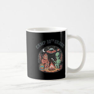 Caneca De Café Camp Funny Out 10th Grade Bigfoot Alienígena C