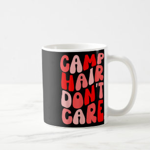 Caneca De Café Camp Hair Não Se Importa Com Camisa De Verão Para