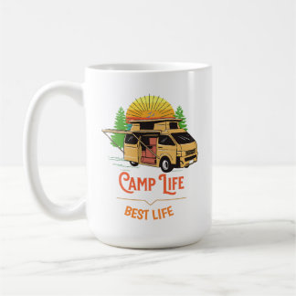 Caneca De Café Camp Life Best Life Camper (Melhor Camp Life Camp 