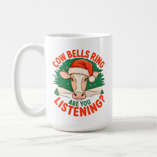 Caneca De Café Campainhas de Vaca Tocam Você Está Ouvindo? Vaca D
