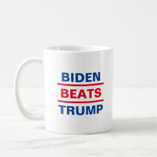 Caneca De Café Campanha "Biden Beats Trump" Coffee Mug