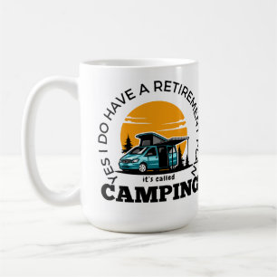 Caneca De Café Campanha de Campanha do Plano de aposentadoria - T