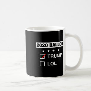 Caneca De Café Campanha Eleitor Llot Engraçado Pró Trump Republic