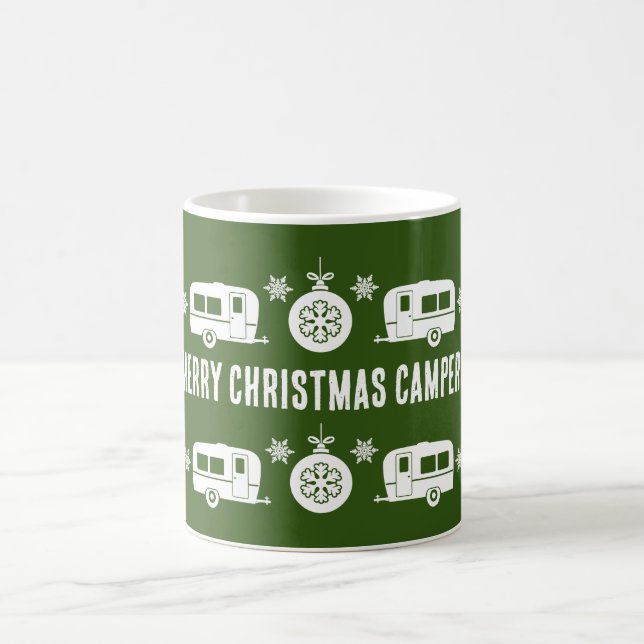 Caneca De Café Campanha Feliz de Natal Caravan (Centro)