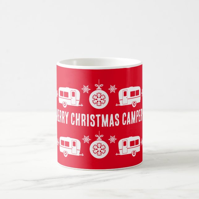 Caneca De Café Campanha Feliz de Natal Caravan (Centro)