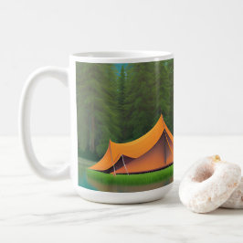 Caneca De Café Campanha | Tensão no lago e nas montanhas
