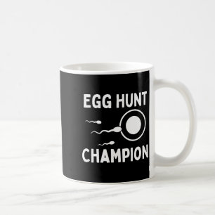 Caneca De Café Campeão da Caça ao Ovo Pai Engraçado Anúncio de Gr