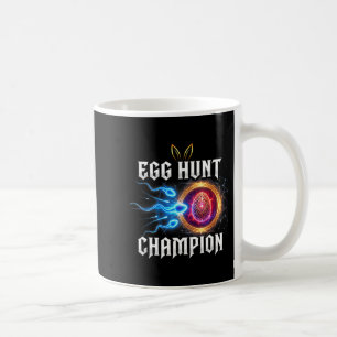 Caneca De Café Campeão da caça ao ovo pai engraçado Páscoa gravid