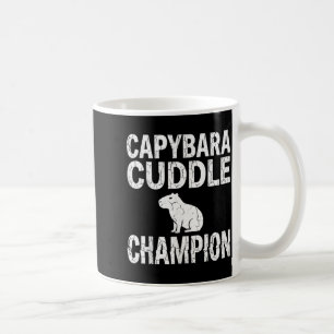 Caneca De Café Campeão de Abraços de Capivara Fofa Animal Adoráve