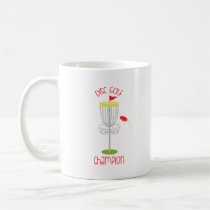 Caneca De Café Campeão de Golfe de Disco