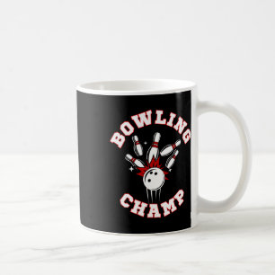 Caneca De Café Campeão do Boliche Champ