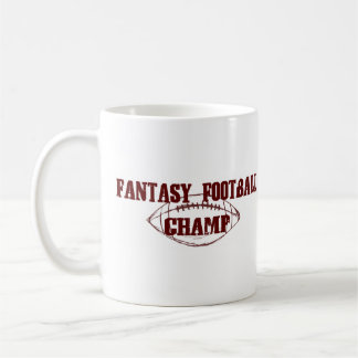 Caneca De Café Campeão do futebol da fantasia