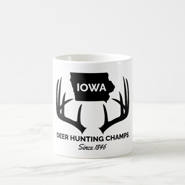 Caneca De Café Campeões da caça dos cervos de Iowa (Centro)