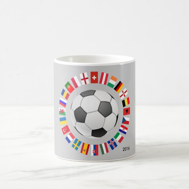Caneca De Café Campeonato Europeu de Futebol de 2016 (Centro)