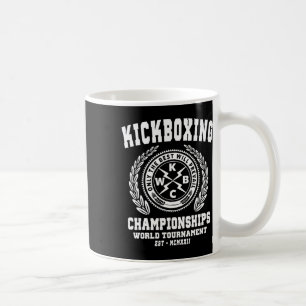 Caneca De Café Campeonatos de Kickboxing, Camiseta de Kickboxing,