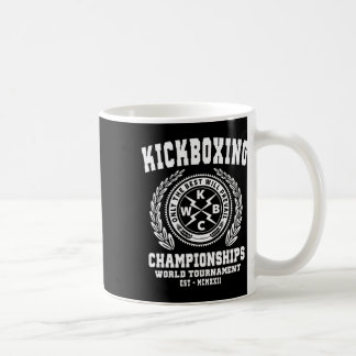 Caneca De Café Campeonatos de Kickboxing, Camiseta de Kickboxing,