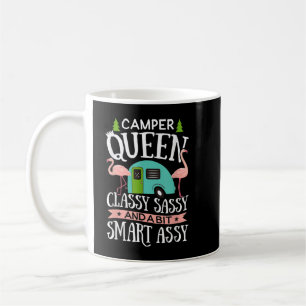 Caneca De Café Camper Queen Classy Sassy Smart Engraçadas Meninas