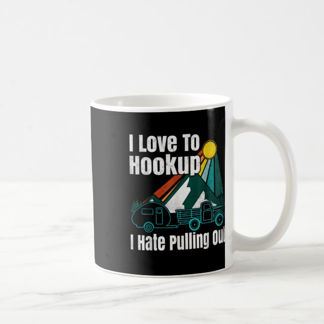 Caneca De Café Camping Conexão Eu Odeio Tirar Acampamento Antigo  (Direita)