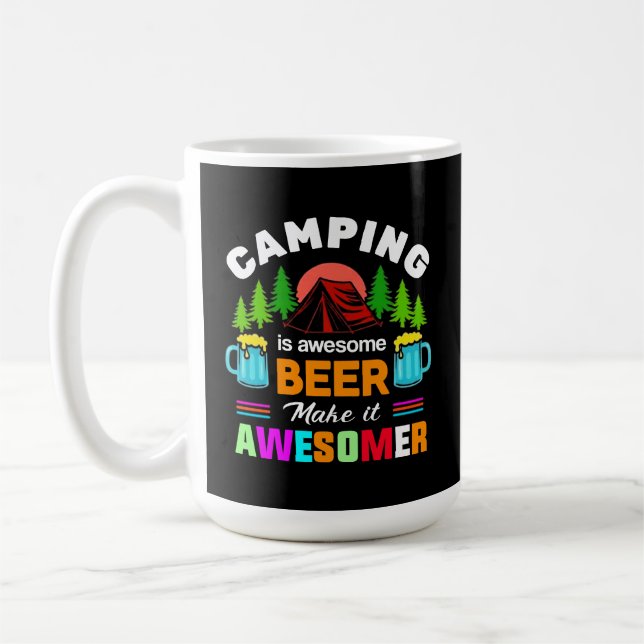 Caneca De Café Camping é Cerveja Incrível TornaIncrível-67357 (Esquerda)
