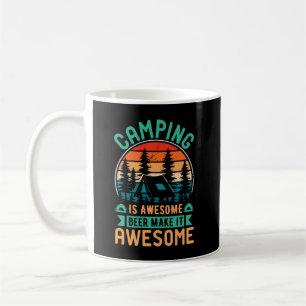 Caneca De Café Camping é Incrível Cerveja Torna-o Incrível
