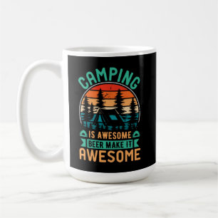 Caneca De Café Camping é Incrível Cerveja Torna-o Incrível