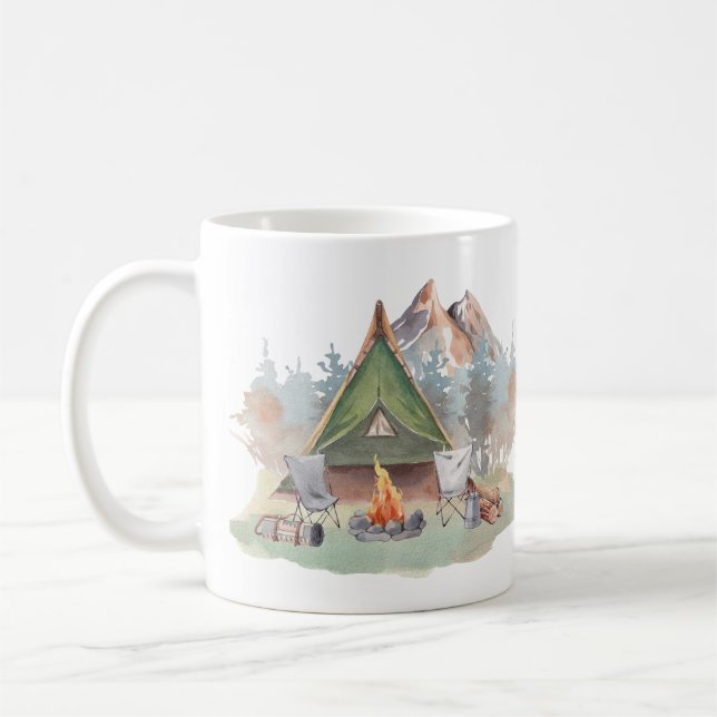 Caneca De Café Camping Life (Esquerda)