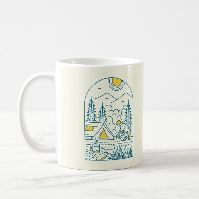 Caneca De Café Camping Life 1 (Esquerda)