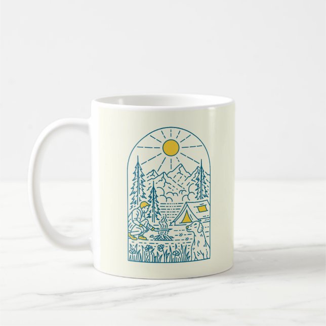 Caneca De Café Camping Life 2 (Esquerda)