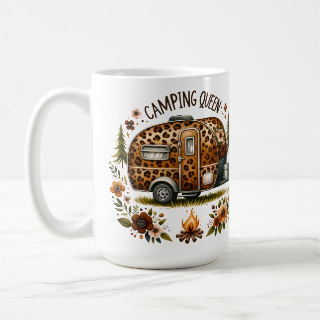 Caneca de Café Camping Queen (Esquerda)