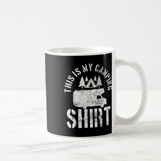 Caneca De Café Camping Trailer Camper Van Mobile Home Caravan Mot (Direita)