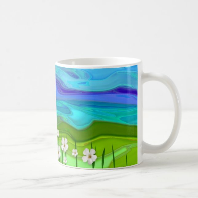 Caneca De Café Campo das flores (Direita)