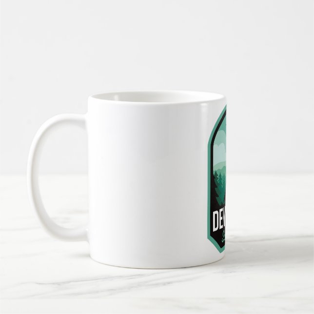 Caneca De Café Campo de AR no Parque Estadual dos Devils Den (Esquerda)
