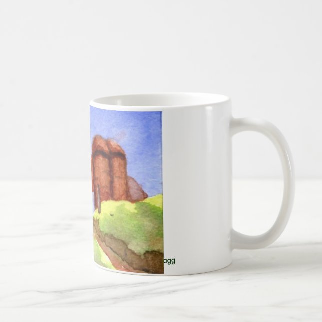 Caneca De Café Campo de fazenda rural Mug (Direita)