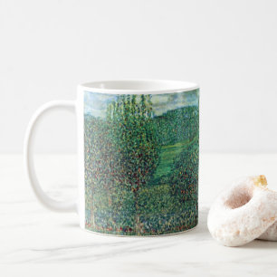 Caneca De Café Campo de Flor em Litzlberg Klimt, Paisagem de Vint
