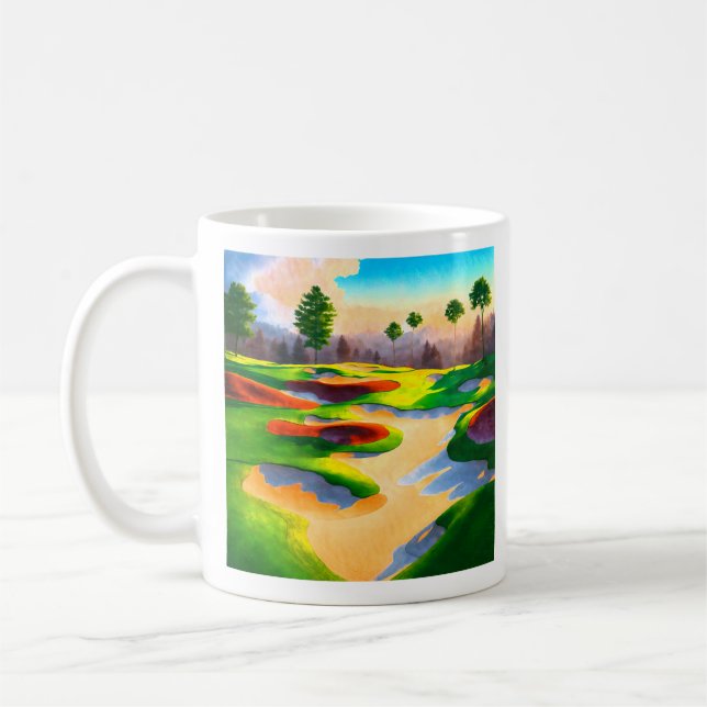 Caneca De Café Campo de Golfe Utopia (Esquerda)