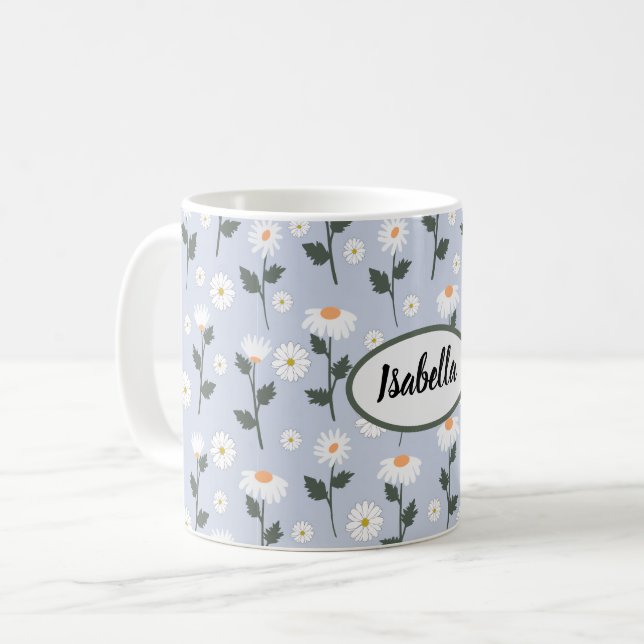 Caneca De Café Campo de Margaridas (Frente Esquerda)