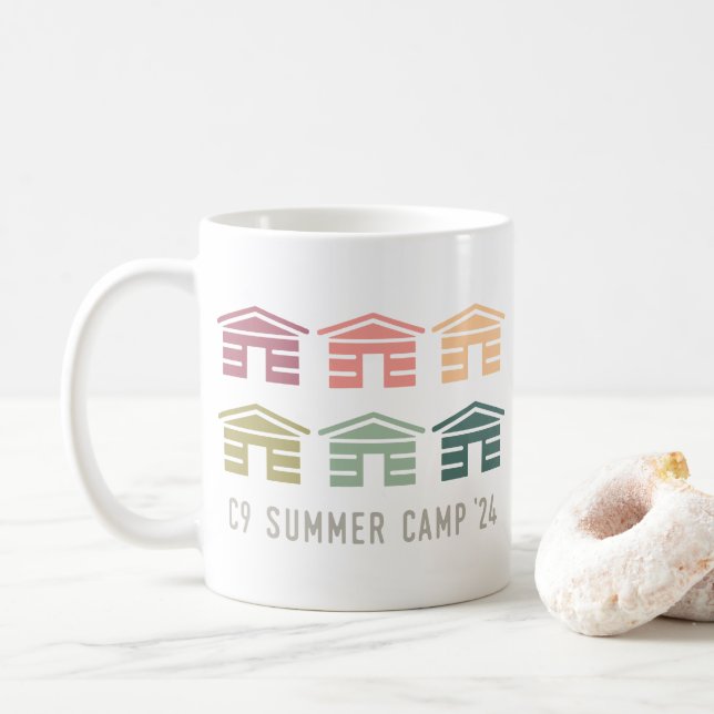 Caneca De Café Campo de Verão C9 2024 Mug de café (Com Donut)
