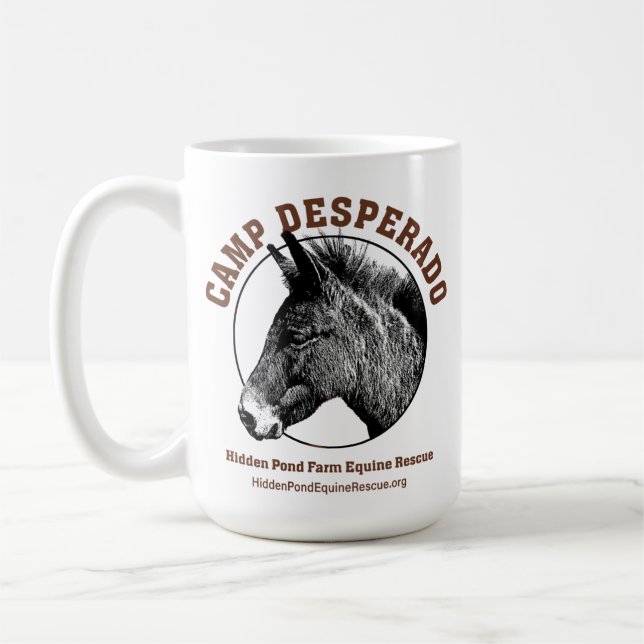 Caneca De Café Campo Desperado 15 oz. Mug De Café (Esquerda)