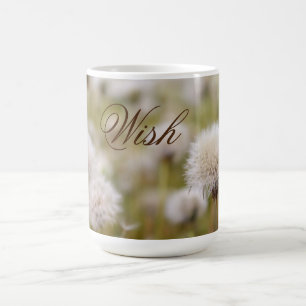 Caneca De Café Campo Fluffy Dandelion