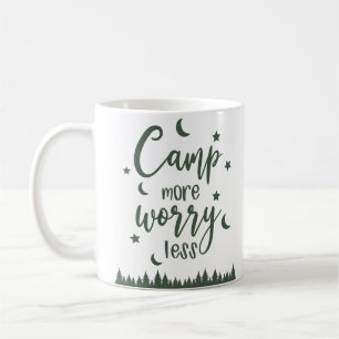 Caneca De Café Campo Mais Preocupado Menos