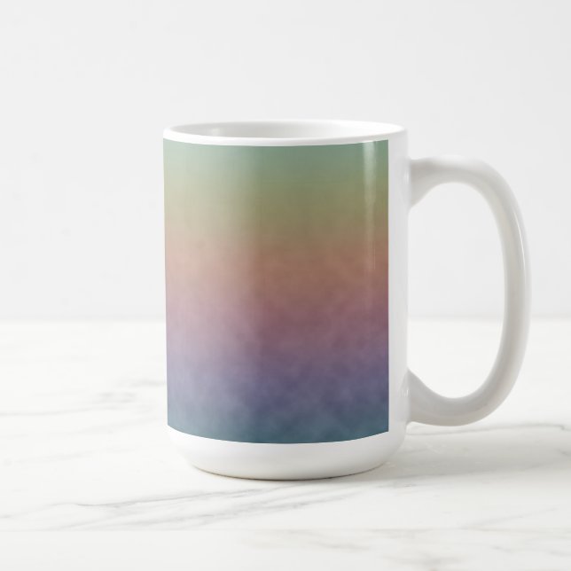 Caneca De Café Campo Pastel Silencioso (Direita)