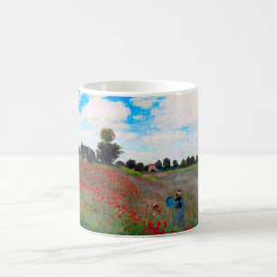 Caneca De Café Campo Poppy, Monet