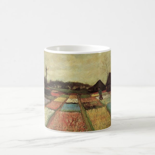 Caneca De Café Campos de Bulbos de Vincent van Gogh (Centro)
