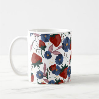 Caneca De Café Campos de Morangos