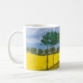 Caneca De Café Campos Dourados e Caminho