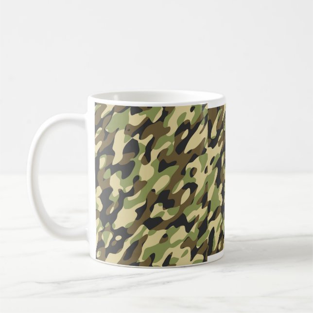 Caneca De Café Camuflagem (Esquerda)