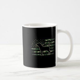 Caneca De Café Camuflagem de Beagle Bandeira Americana EUA Amante