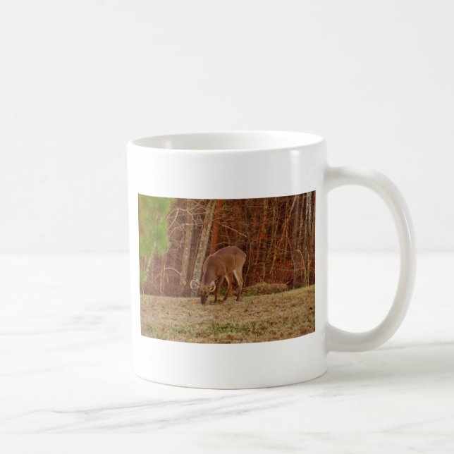 Caneca De Café Camuflagem de carvalho vermelho Saco de carne de v (Direita)